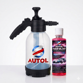 AUTOL Ultimate High-Pressure Foam Combo – Professional Foaming Car Wash Shampoo (250ml) + Manual Pump Foam Sprayer Kit