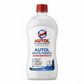 Autol CleanTech Premium White Phenyl Concentrate (1 Liter) – Makes 20 Liters of High-Concentration Disinfectant Floor Cleaner