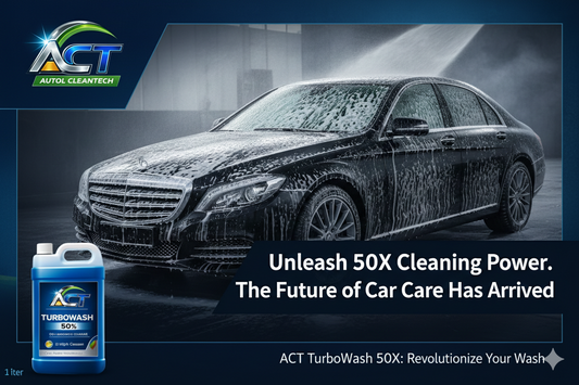 Unleash 50X Cleaning Power: Introducing ACT TurboWash 50X – The Future of Car Care