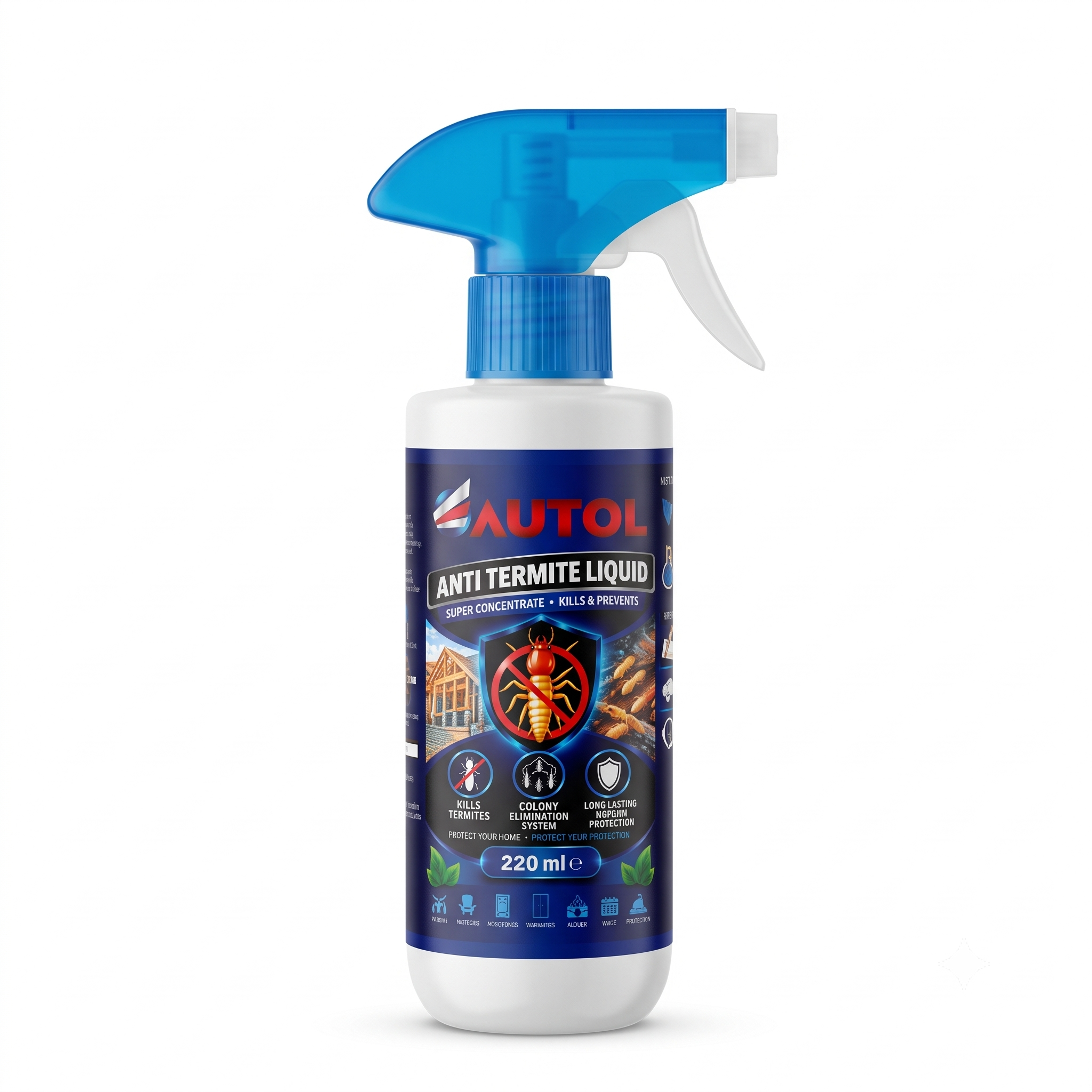 Autol Anti Termite Liquid Spray – Advanced Wood Protection & Colony Elimination Spray 220 ml