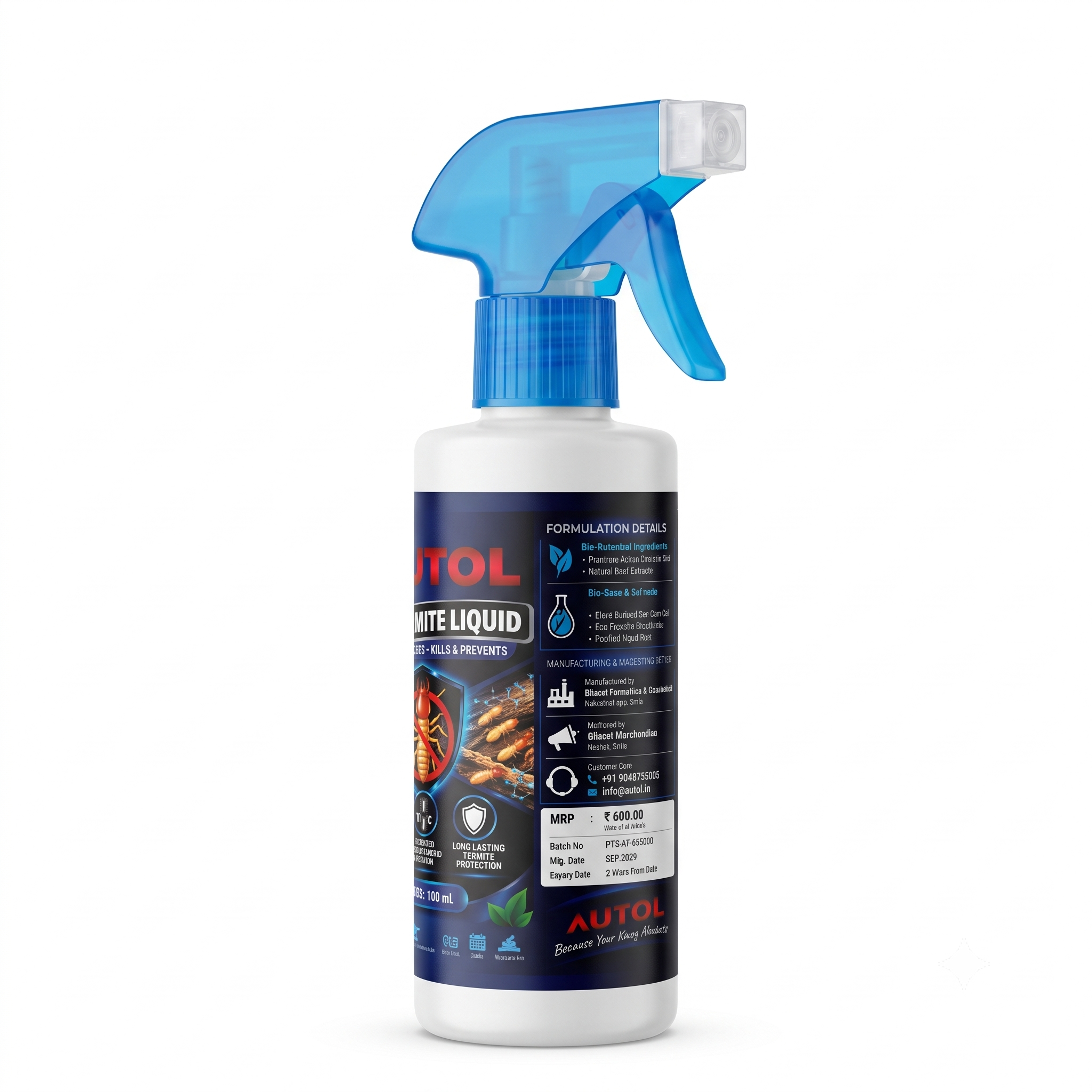 Autol Anti Termite Liquid Spray – Advanced Wood Protection & Colony Elimination Spray 220 ml