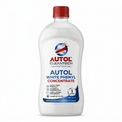 Autol CleanTech Premium White Phenyl Concentrate (1 Liter) – Makes 20 Liters of High-Concentration Disinfectant Floor Cleaner