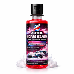 Autol Foam Blast Car Shampoo 250ml – High Foam Snow Wash, Scratch-Free, Gloss Finish Car Cleaning Shampoo